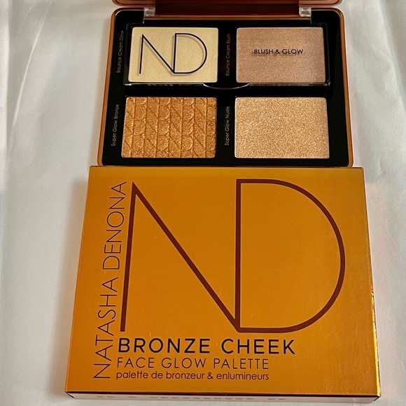 NIB Natasha Denona Bronze Cheek Face Glow Palette - Picture 1 of 2